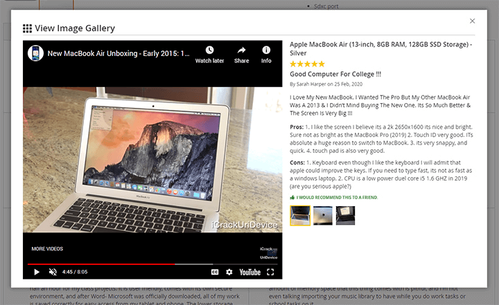 Customer Videos Magento 2 Product Reviews and Reminders