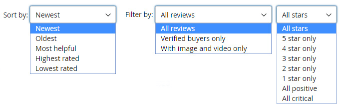 Review Filters and Sorting Magento 2 Product Reviews and Reminders