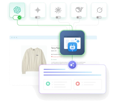 Switching the AI provider and model used to generate Magento review summaries