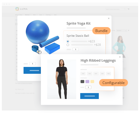 Full Support of Custom Options & All Magento Product Types 