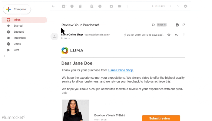 Dynamic & Interactive AMP Emails - Magento 2 AMP Email Extension
