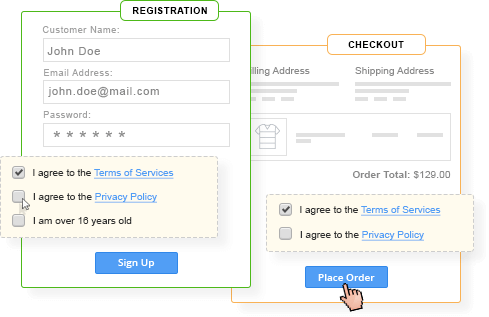 Conveniently Manage User Consents