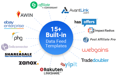 Comes with Built-in Datafeed Templates
