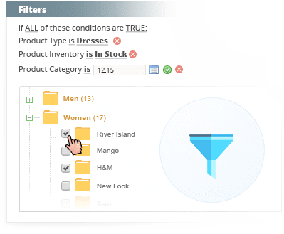 Advanced Product Feed Filters