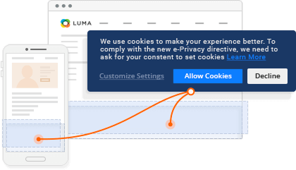 Magento Cookie Restriction Notice - GDPR Extension for Magento 2 Extension