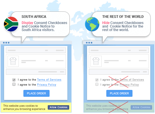 Target South African Residents Only (POPIA)