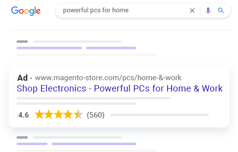 Leverage the Seller Rating on Search Ads & Shopping Ads