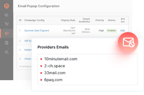 Disposable email address rejected by the signup form