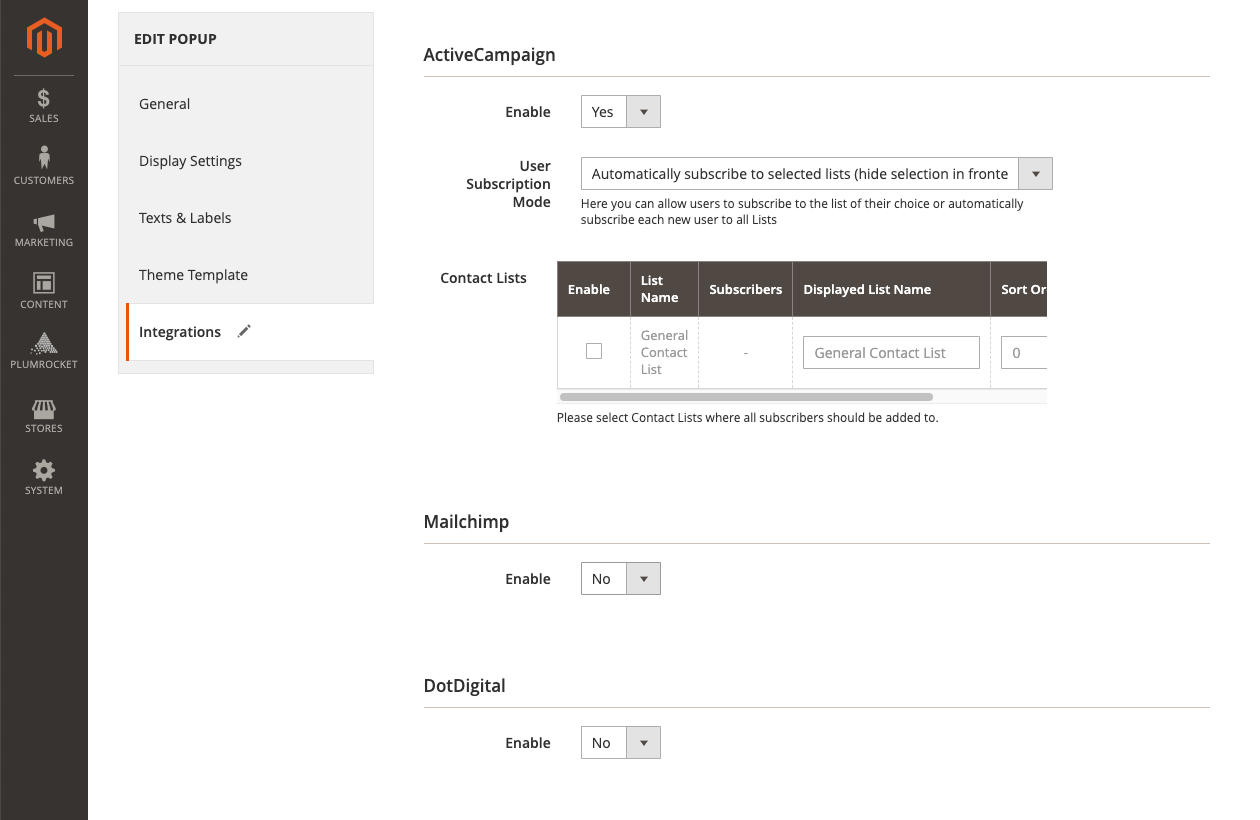 ActiveCampaign Magento 2