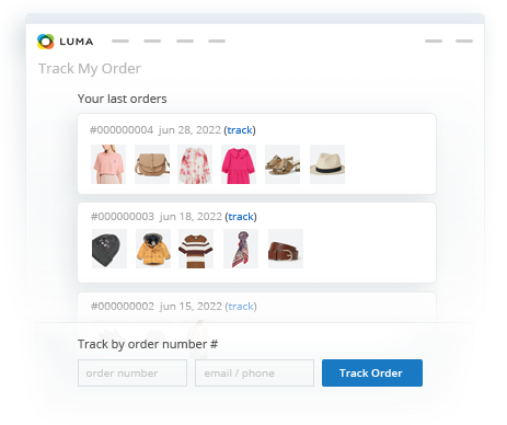 Quickly Check the Delivery Status of Recent Orders