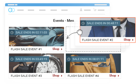 Organize Events in Homepages