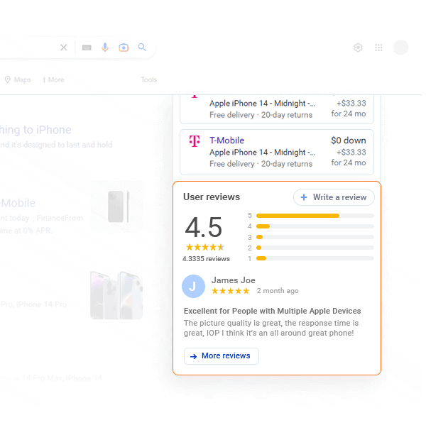Build Trust with Product Ratings & Reviews