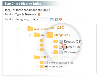 Flexible Display Rules