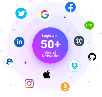 Over 50 Social Login Networks Supported