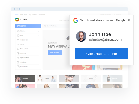 Get Google One Tap Sign-In & Other 50+ Supported Social Networks
