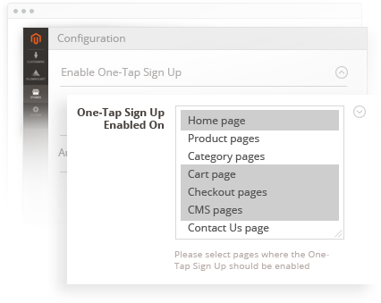 Register Customers on Multiple Pages