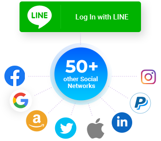 Get LINE Login & Other 50+ Social Networks