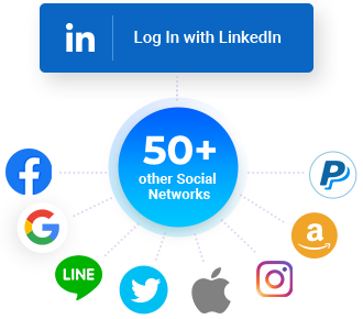 Get LinkedIn Login & Other 50+ Social Networks