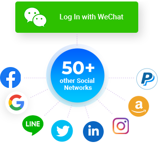 Get WeChat Login & 50+ Other Supported Social Logins