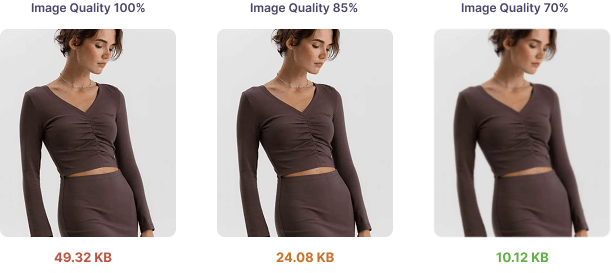 Up to 50% Smaller Files