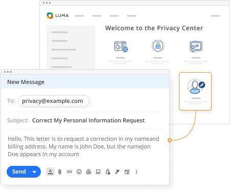Correct User Personal Information